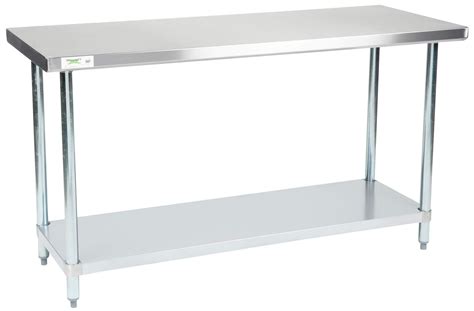 standard stainless steel work table